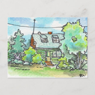 Cottage House op 89 Briefkaart