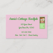Cottage Hutch profiel kaart Visitekaartje (Voorkant)