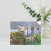 Cottage in Sconset - VINTAGE LOOK Briefkaart (Staand voorkant)