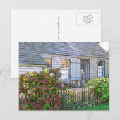 Cottage in Sconset - VINTAGE LOOK Briefkaart (Voorkant / Achterkant)