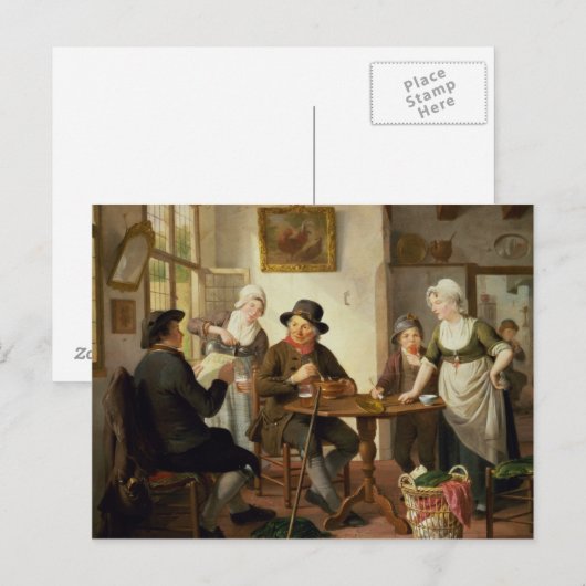 Cottage Interior Briefkaart (Voorkant / Achterkant)