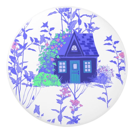 Cottage Keramische Knop (Voorkant)