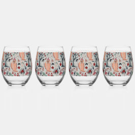 Cottage kern Halloween Wijnglas Zonder Voet