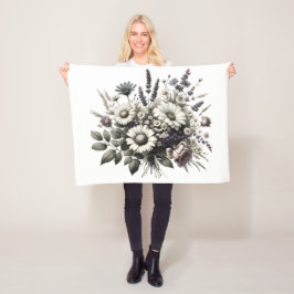  Cottage kernbloemen Fleece Deken