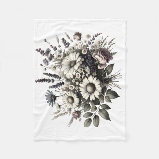  Cottage kernbloemen Fleece Deken (Voorkant)