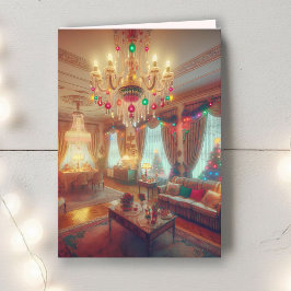 Cottage Kitsch Vakantiehuis Kerst Kaart