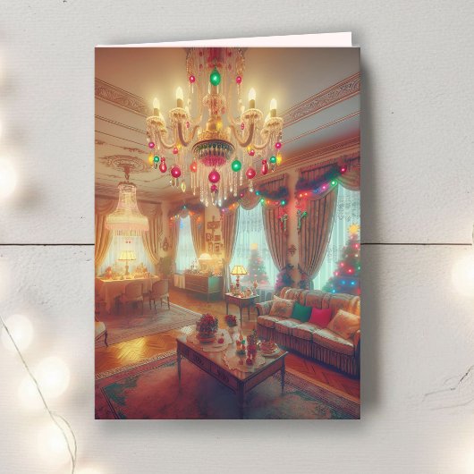 Cottage Kitsch Vakantiehuis Kerst Kaart