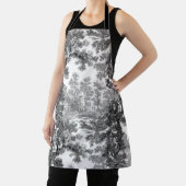 Cottage-landschap toile-Black & White Schort (Insitu)