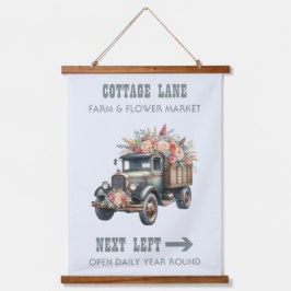 COTTAGE LANE BLOEMENMARKT HANGEND WANDKLEED