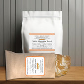 Cottage Law Home Bakkerij Ingrediënten Allergenen Vierkante Sticker