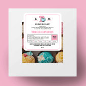 Cottage Law Label Blush Roze Witte Bakkerij Sticke