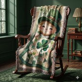 Cottage Leprechaun Lapjesdeken Scène Deken
