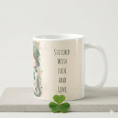 Cottage Leprechaun Lapjesdeken Scène Koffiemok
