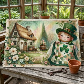 Cottage Leprechaun Patchwork Dekbed Scene Legpuzzel