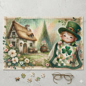 Cottage Leprechaun Patchwork Dekbed Scene Legpuzzel