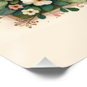 Cottage Leprechaun Patchwork Quilt Scene Perfect Poster (Hoek)