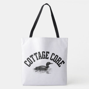 Cottage loon verwarmde rivaliteit tote tas