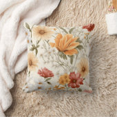 Cottage Meadow Kleurrijke Wildbloemen Kussen (Deken)