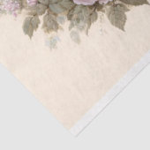 Cottage met Paarse Rozen Waterverf Decoupage Tissuepapier (Detail)