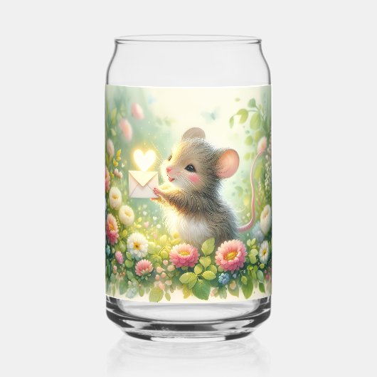 Cottage Mouse Love Letter Meadow Blikvorm Glas (Voorkant)