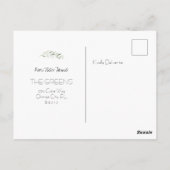 Cottage Moving Aankondiging Briefkaart (Achterkant)