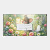 Cottage Muis Liefdesbrief Weide Bureaumat (Keyboard & Muis)