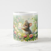 Cottage Muis Liefdesbrief Weide Grote Koffiekop (Voorkant)