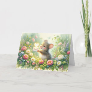 Cottage Muis Liefdesbrief Weide Kaart