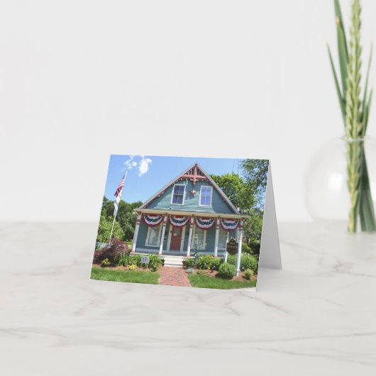 Cottage Notecard Kaart (Voorkant)