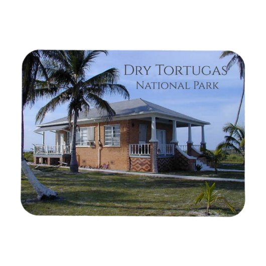 Cottage on Loggerhead Key Dry Tortugas Magneet (Horizontaal)