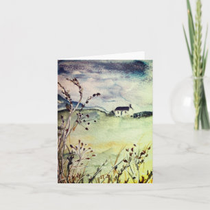 Cottage op het platteland kaart