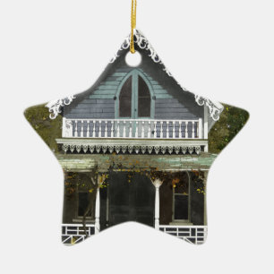 Cottage op Martha's wijngaard Keramisch Ornament