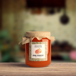 Cottage Oranje Marmalade Product Label Sticker