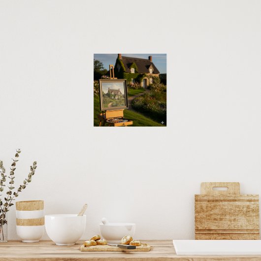 Cottage Painting Poster (Keuken)