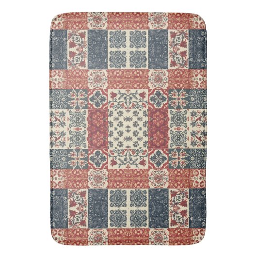 Cottage Quilt Badmat (Voorkant Verticaal)