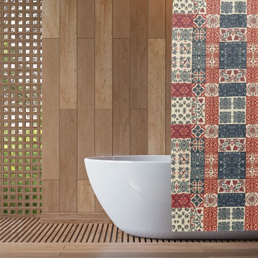 Cottage Quilt Douchegordijn