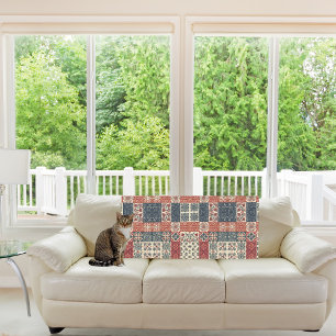 Cottage Quilt Fleece Deken