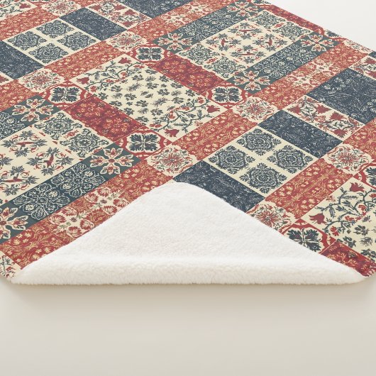 Cottage Quilt Sherpa Deken (3/4)