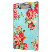  Cottage Red Rose Floral Klembord (Links)