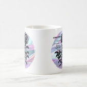 Cottage Roos op Pastel - Granny's Magic Koffiemok (Center)