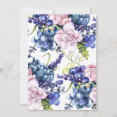 Cottage Roses Verjaardagsfeestje Kaart (Achterkant)