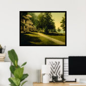 Cottage Row in Chautauqua, NY 1898 Poster (Thuiskantoor)