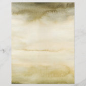 Cottage Schets en Waterverf Papier Blad (Achterkant)