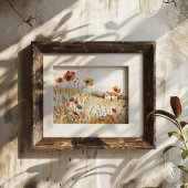  Cottage Schilderen Platteland Wildbloemen Poster