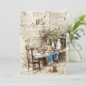 Cottage Scones | rustieke thee Kaart (Staand voorkant)