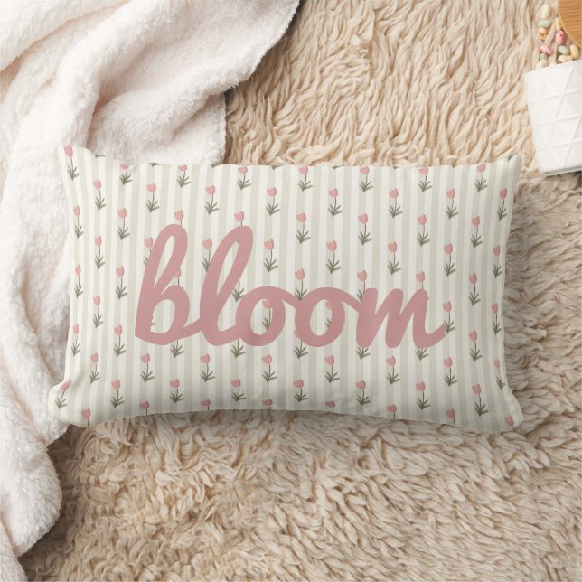 Cottage Spring Tulpen en Stripes Kussen (Deken)
