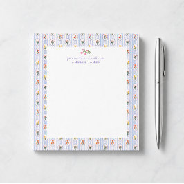 Cottage stijl, Van het bureau van bloemen Notitieb Notitieblok
