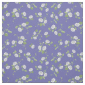 Cottage Style Periwinkle Floral Daisy Stof (Swatch)