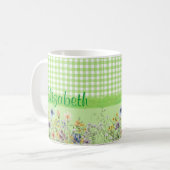 Cottage Style Wildflowers Koffiemok (Voorkant links)