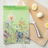 Cottage Style Wildflowers Theedoek (Quarter Fold)